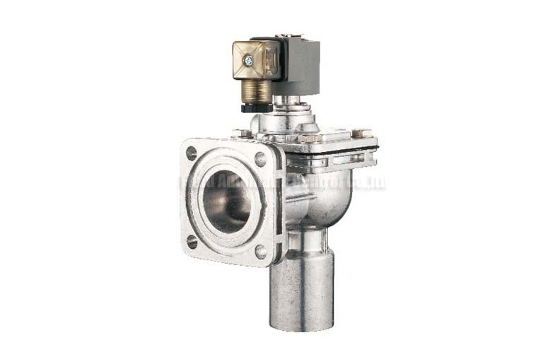 China Flange Type Remote Solenoid Pulse Jet Valve , Right Angle Pulse Control Valve wholesale