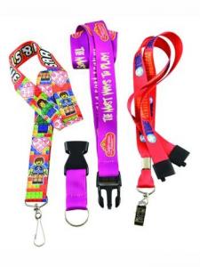 China Sublimated Logo Printed Lanyards With Custom Full Color Personalized Print wholesale