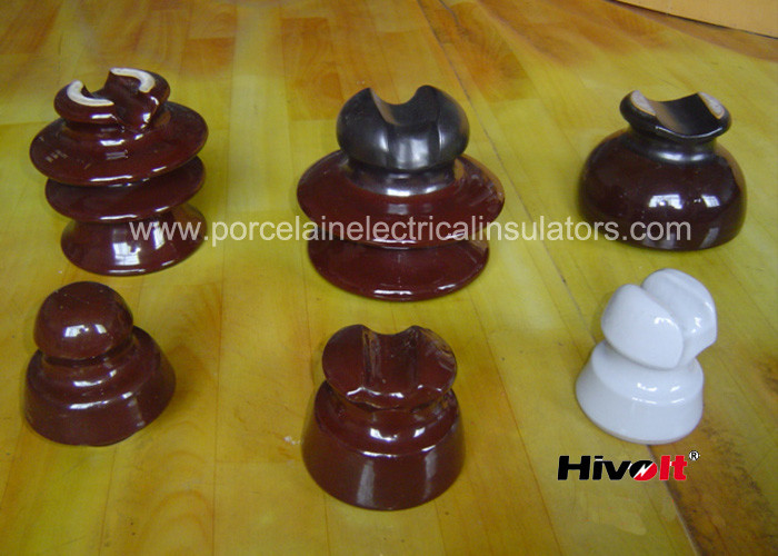 China 11kV And Below Porcelain Pin Type Insulators With Porcelain Thread wholesale