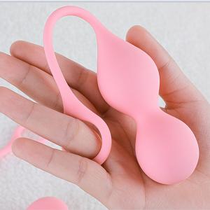 China OEM Vaginal Clitorics Kegel Exercise Ball pink Silicone Material wholesale