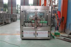 China Glass Bottle Capping And Labeling Machine , Liquid Filling And Capping Machine wholesale