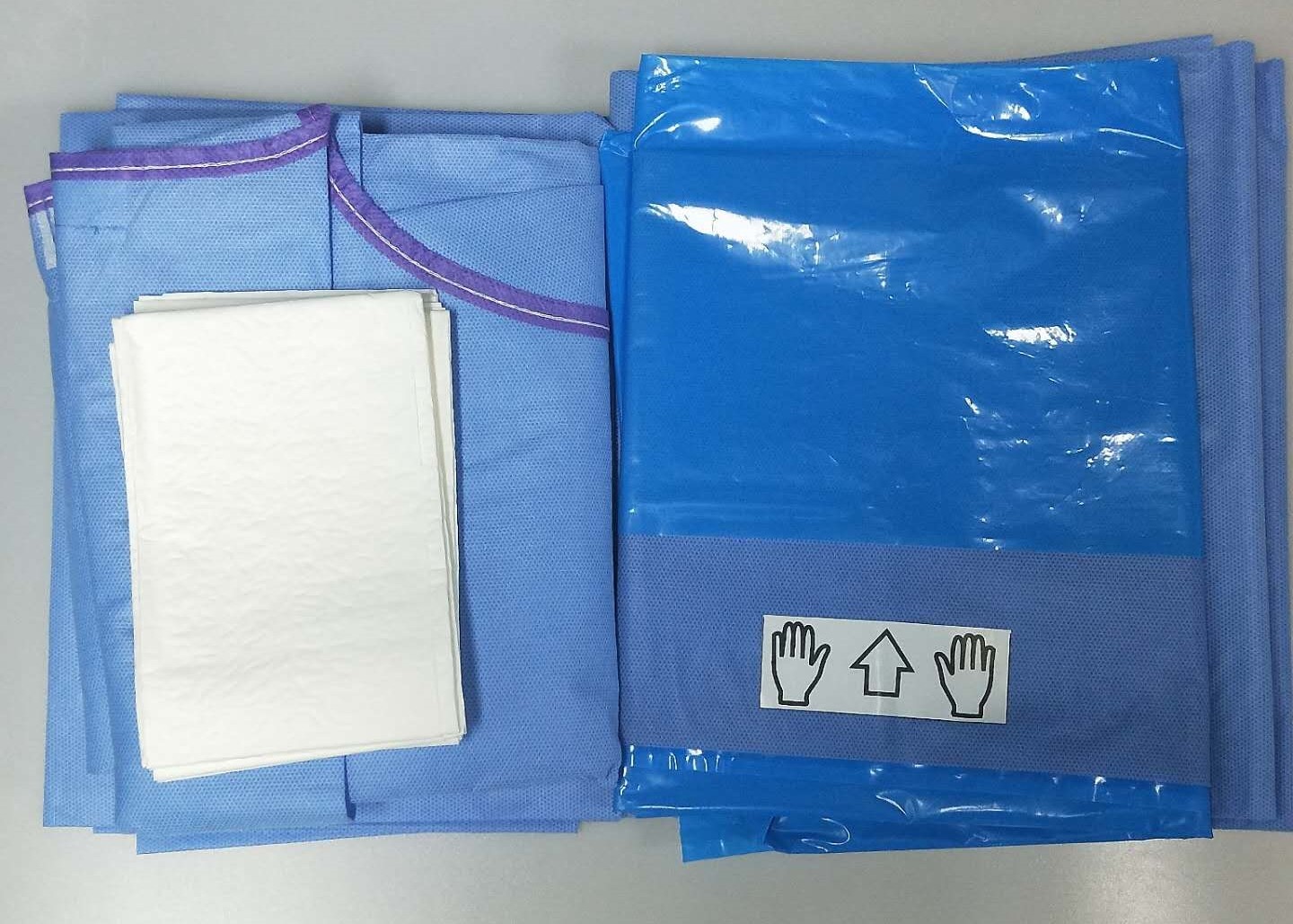 China Sterile Surgical Bag In Operating Room Birth Delivery Table Drape Included wholesale