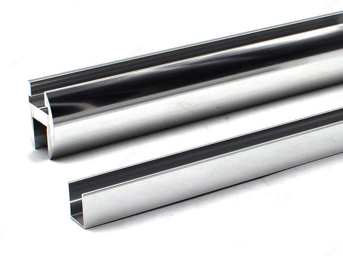 China Shining Polishing Finish Aluminium Extrusion Profiles / Aluminum Profile For Kitchen Cabinet wholesale