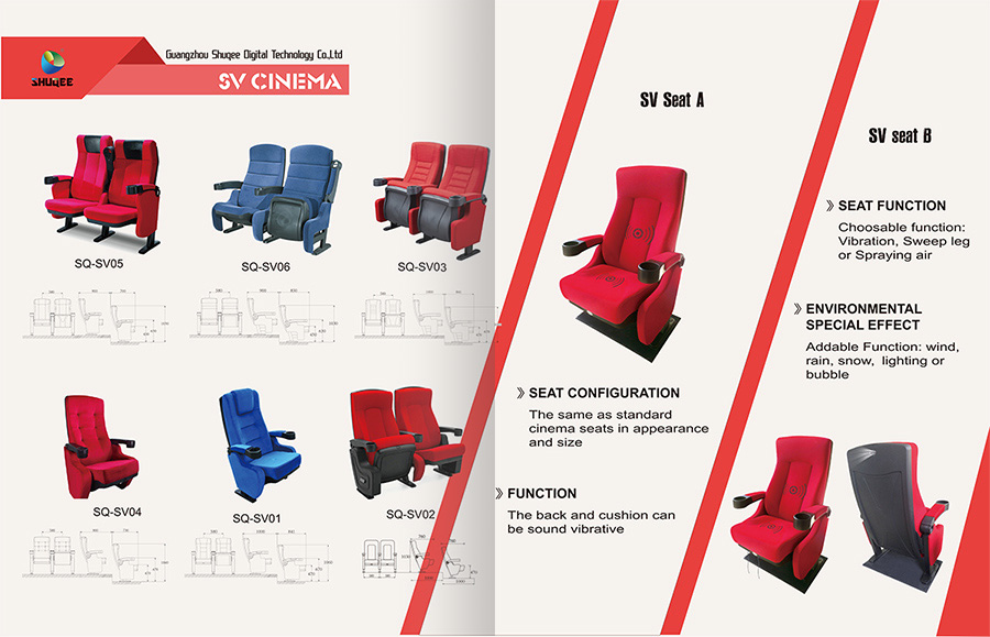 SHUQEE Easy Install Low Maintence Red Sound Vibration Chairs