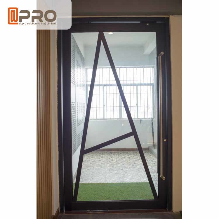 China Floor Spring Aluminum Pivot Doors For Interior House Customized Size wholesale