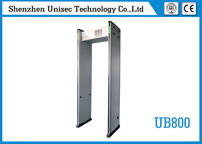China 8 Screws UB800 Multi Zone Metal Detector Sensitivity 7 Inch LCD Screen For Hotel wholesale