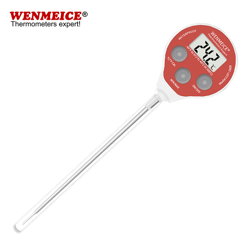 China Precise 572f Waterproof Digital BBQ Meat Thermometer For Kitchen Cooking Food Candy wholesale