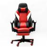 Buy cheap 350mm Nylon Base Reclining Gaming Chair With Footrest 124cm from wholesalers