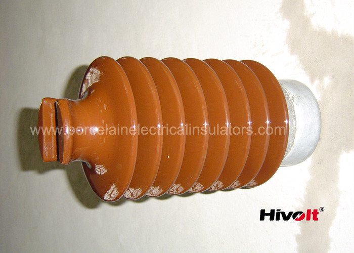 China IEC Standard Caped Line Post Insulator 35KV With Metal Base / Tie Top wholesale