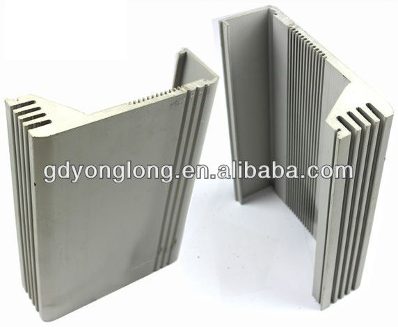 China OEM Aluminium Extrusion Profile For Electrical Heat Sink Aluminium Louver Profile wholesale