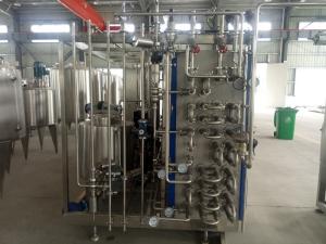 China 5T/H SUS304 Tubular Uht Sterilizing Machine For Apple Juice wholesale