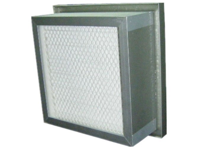 China Industrial Ducted Pleated Air Filters , Aluminum Frame Fiberglass Air Filters wholesale