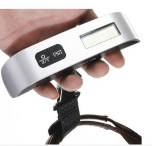 China 110lb/50kg Electronic Balance Digital Postal Luggage Hanging Scale with Rubber Paint Handle with Temperature Sensor wholesale
