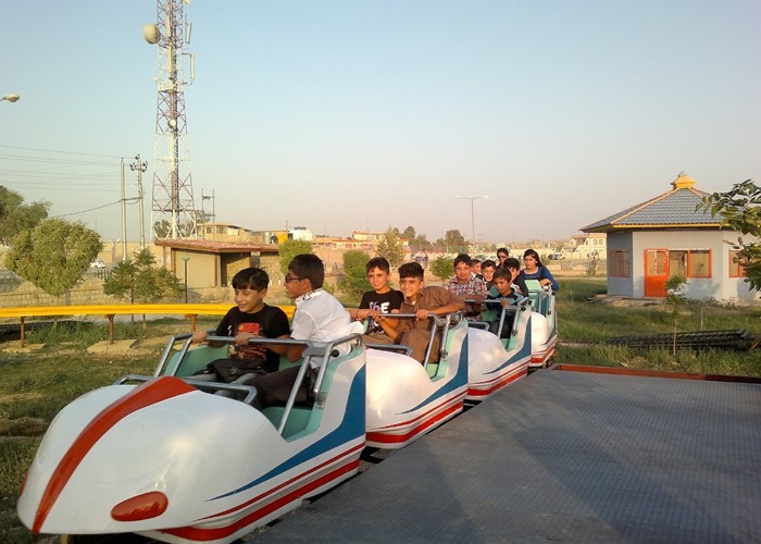 China Space Train Design Kiddie Roller Coaster Customized Capacity For Children / Adults wholesale