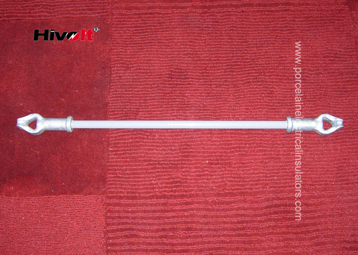 China Electrical Composite Long Rod Insulator / Fiberglass Guy Strain Insulator HFS-35/70 wholesale