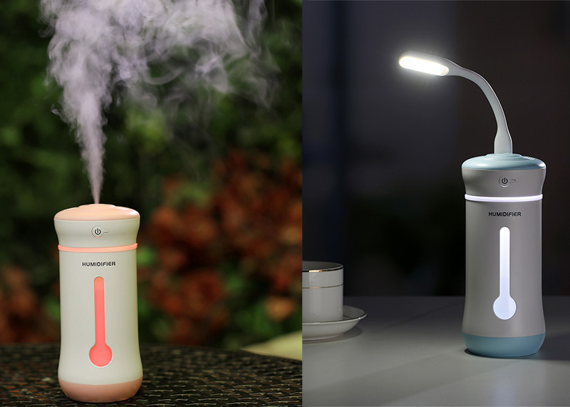 China 3-In-1 LED fan humidifier  / portable home  air humidifier air purifier / usb air cleaner humidifier wholesale