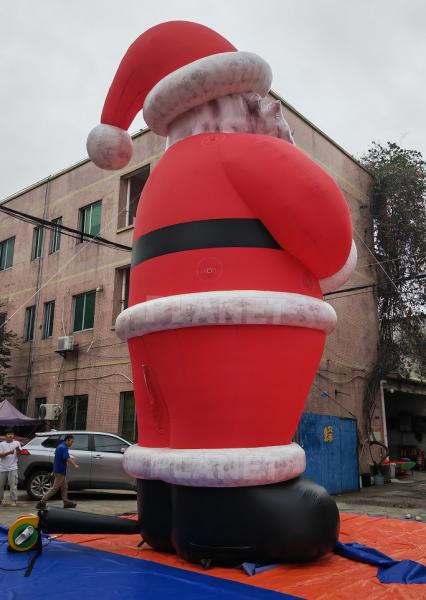 25ft Outdoor Event Inflatable Santa Claus Christmas Cartoon Character For Decoration