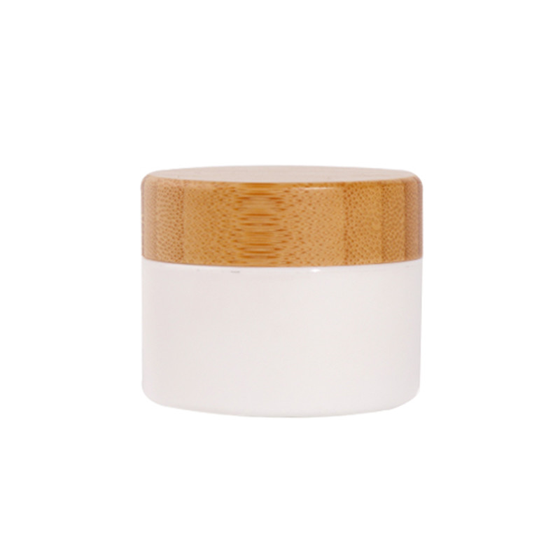 China Bamboo Wood Lid Cosmetic Face Cream Jar  5ml 15ml 30ml 50ml 100ml wholesale