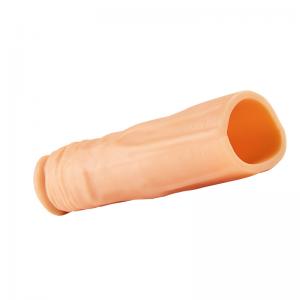 China 19cm Length 4.8cm Diameter Penis Extension Sleeve Big Condom wholesale