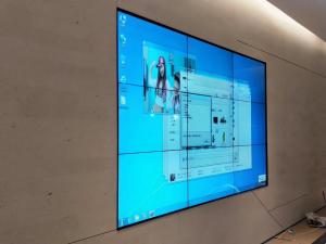 China Seamless Narrow Bezel LCD Video Wall HD 4K Resolution Display 55 Inch For Shop Mail wholesale