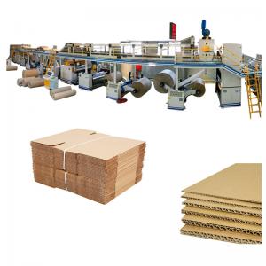China 60-250 Meters/Min Corrugated Cardboard Production Line wholesale