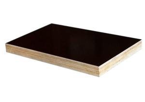 China Black Film Hardwood Core Plywood , High Grade Plywood 10 - 15 Reused Time wholesale