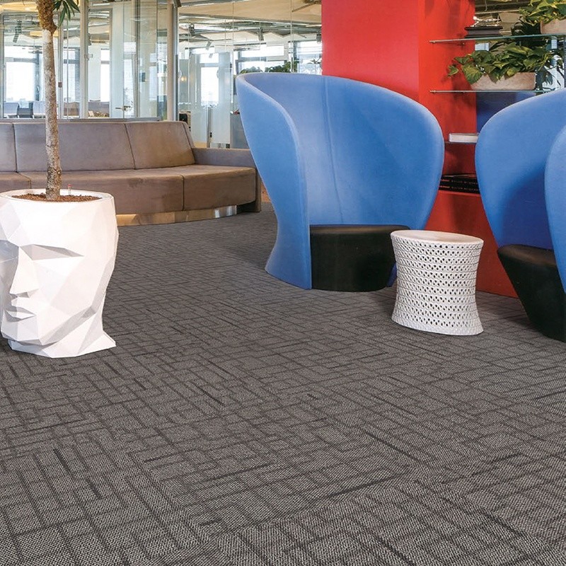 China Eco Friendly Nylon Floor Carpet Tiles For Commercial Reception Room wholesale