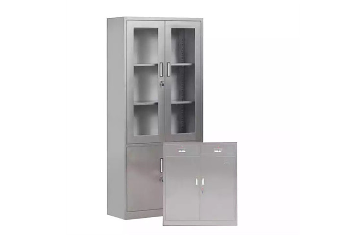 China 201 Stainless Steel Western Medicine Cabinet Medical Instrument Storage Cabinet Full Welding wholesale