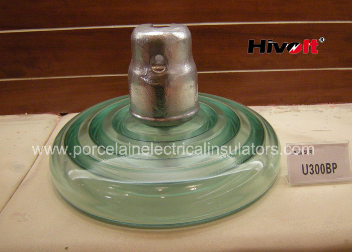 China High Voltage Glass Insulators , Cap And Pin Power Line Glass Insulators U300BP wholesale