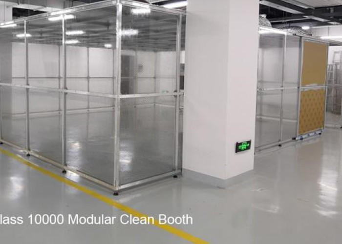 China Pharmaceutical Softwall Clean Booth FFU Clean Room Equipment Aluminum Structure Frame wholesale