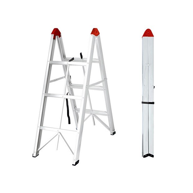 China CE Standard Industrial Aluminium Ladder , Aluminium Multi Purpose Ladder 3-6 Steps wholesale