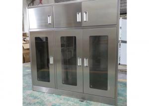 China Custom SUS201 Clean Room Equipments Embedded Medicine Cabinet For Hospital wholesale