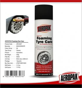 China Aeropak 500ml Tyre foaming cleaner for tire care wholesale