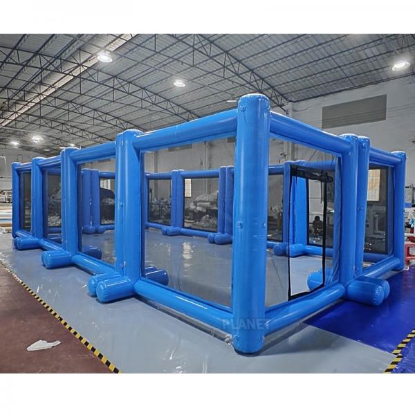 Commercial Sport Games Inflatable Paintball Arena PVC Paintball Field For Sale