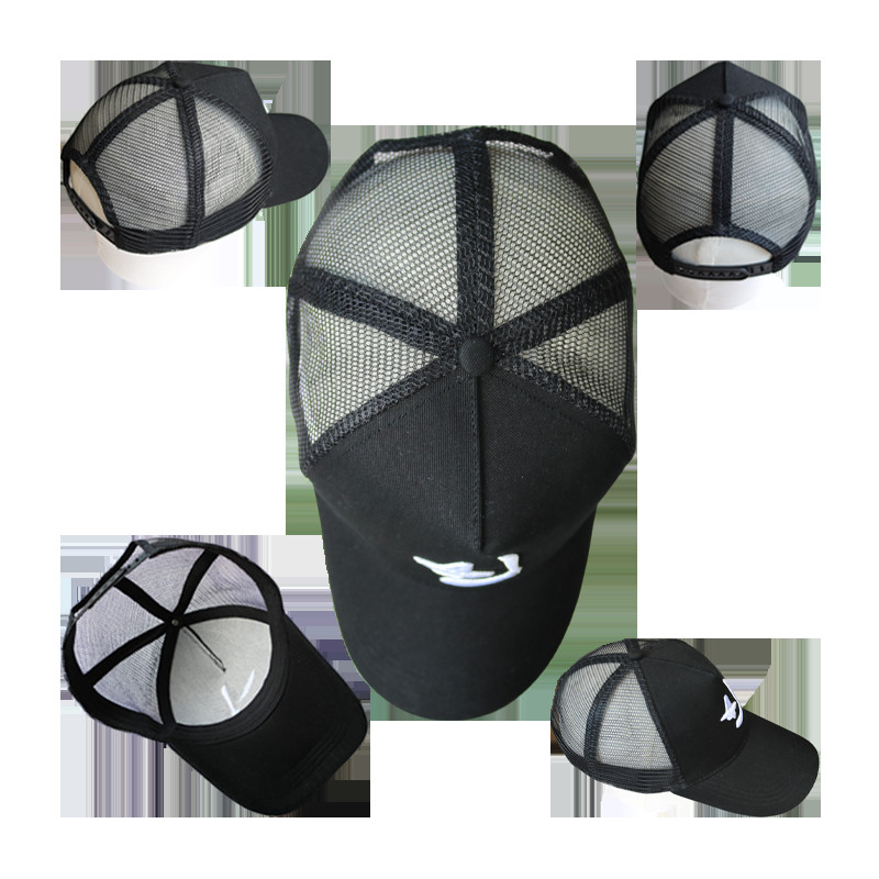 China Men 5 Panel Mesh Snapback Sports Caps Embroidered Logo Hat 56cm - 58cm wholesale