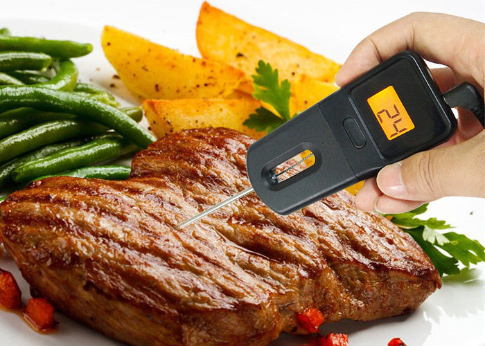 China Deformable 2 In 1 Meat Bluetooth Thermometer Handheld Electronic With Magnet wholesale
