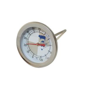 China 0-120°C Classic Style Meat Dial Thermometer With Animal Symbol No Need Battery wholesale