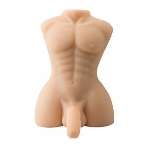 China Half Size Dildo 35cm Realistic Sex Doll King Kong Macho Man wholesale
