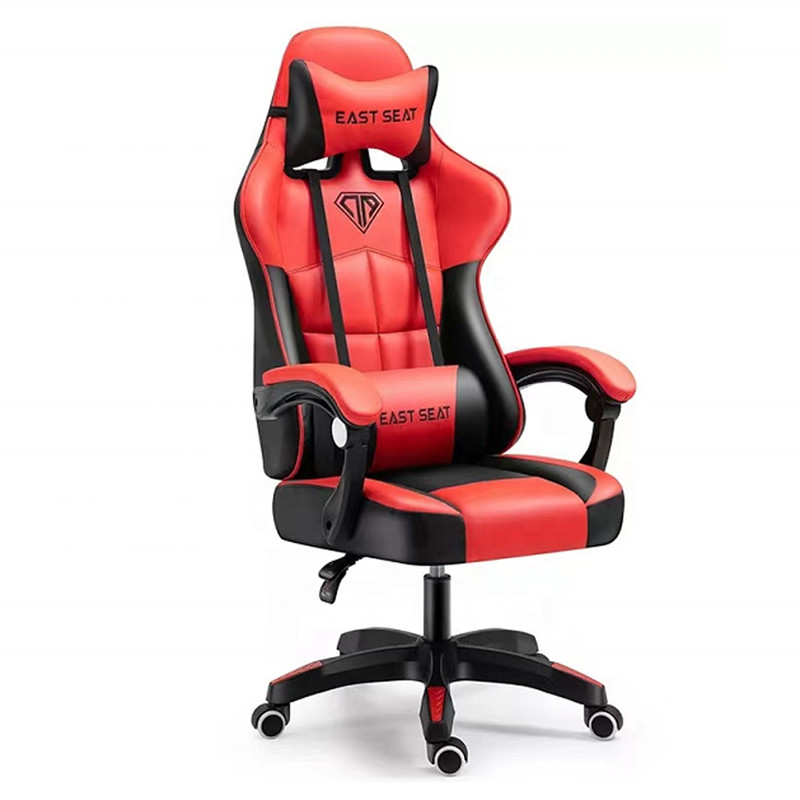 China 0.8 PVC Cotton High Back Synthetic Leather Gaming Chair 320 Nylon Foot wholesale