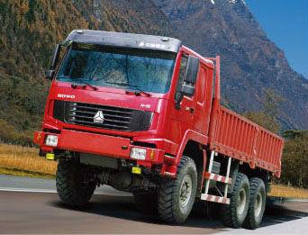 Quality COLORFUL 350HP 6x6 Heavy Cargo Truck All Wheel Drive , Diesel Truck for sale