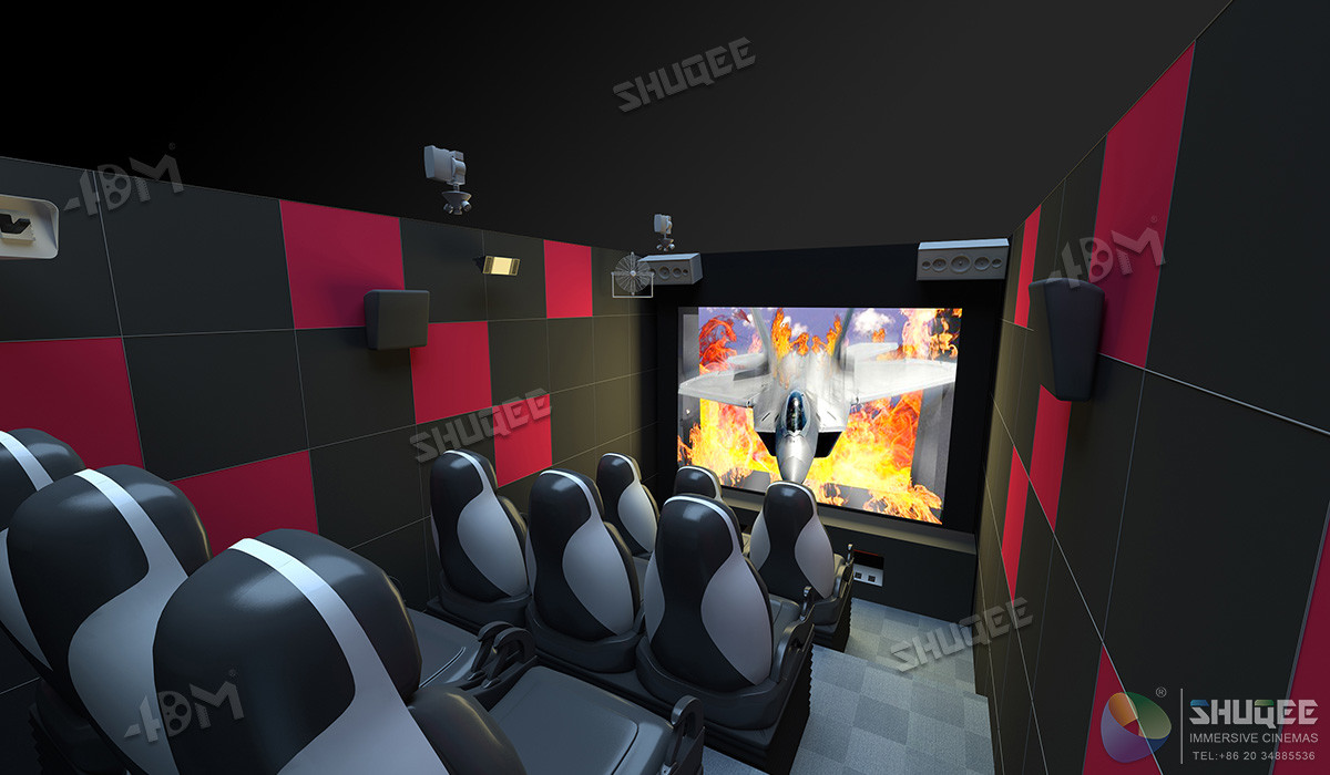 China Mini Mobile 5D Cinema Theater For Science / Amusement Novel And Unique Experience wholesale