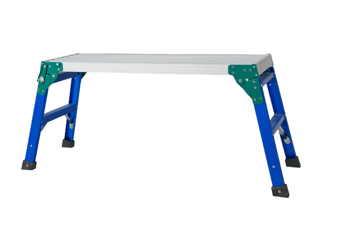 China Anti Slip Folding Aluminum Work Table , Adjustable Work Platform Portable wholesale