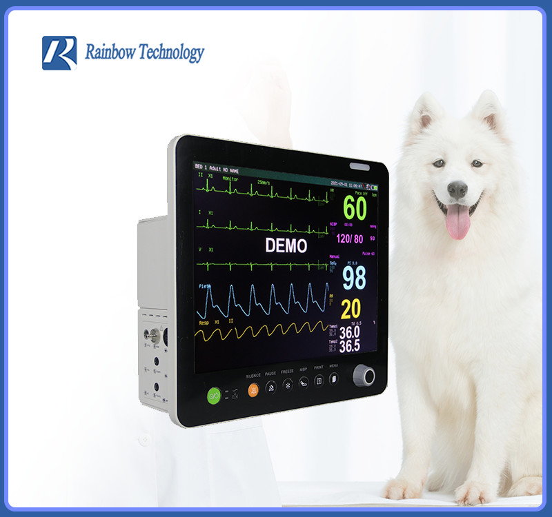 China Large Fonts Veterinary Monitoring Equipment 15 Inch Touch Screen For Animals wholesale