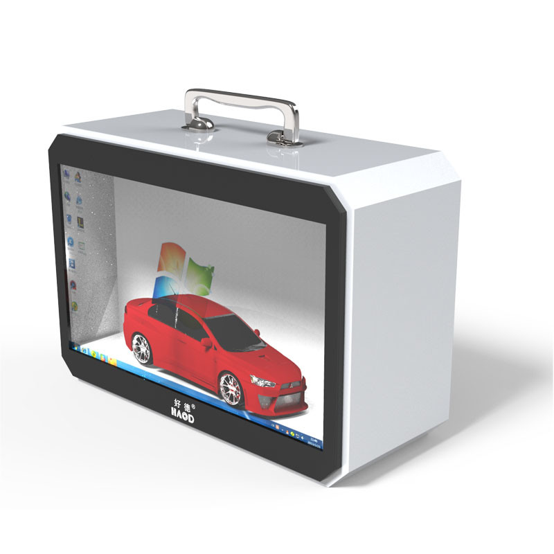 China Customize Handle Transparent Lcd Box See Through Lcd Display Box TFT Type wholesale