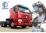 China SINOTRUK Howo 6X4 Prime Mover Truck 371HP Red Tractor Truck  Unloading Truck wholesale