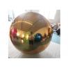 Buy cheap Decoration Gold Hanging Inflatable Mirror Ball Reflective Mirror Balloon from wholesalers