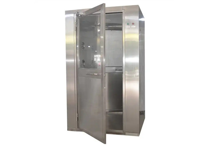 China Custom Cleanroom Air Shower Tunnel Stainless Steel Electric Panel Control wholesale