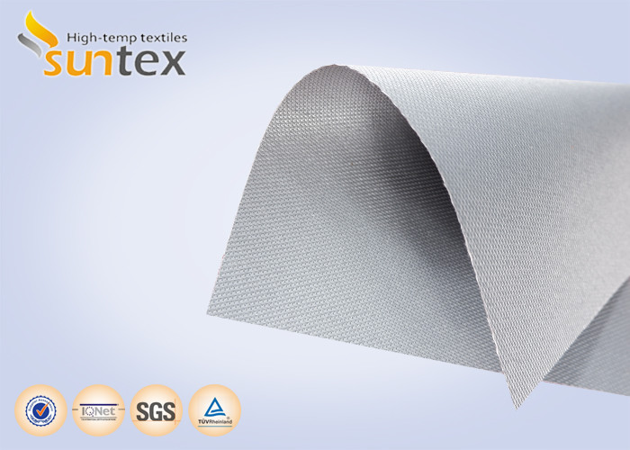 China 0.45 mm Silicone Coated Fiberglass Fabric Fire Cloth Use For Fire Blanket And Welding Blanket wholesale