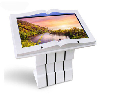 China Interactive Lcd Touch Screen Kiosk , Android Wifi Library Kiosk Machine wholesale
