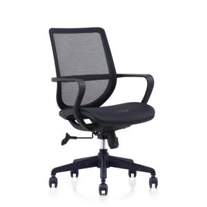 China PU Castor Mesh Back Office Chair PP Armrest Adult Office Chair wholesale